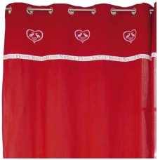 Red curtain 140x240 "Sweet Home"  by Antic-line