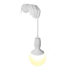 "Illuminating Hand" lamp by ANTARTIDEE
