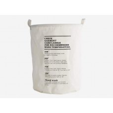Laundry bag "Wash Instructions / Squares / Stripes" by Housedoctor