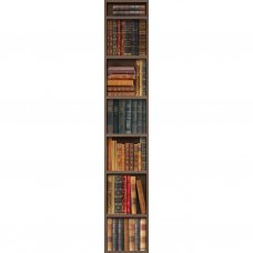 Velvet decor - old golden bookshelves (36 cm) by KOZIEL