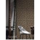 Antique tin tiles wallpaper - model 13 taupe grey colored tiles by KOZIEL