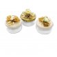 "Beige/Gold Exclusive Collection" scented candles  by Atea