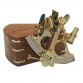 Brass sextant by Batela