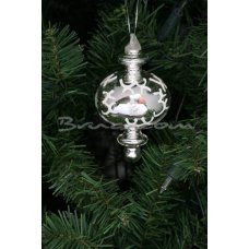 Silver printed ornament by Brucs
