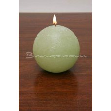 Green ball candle by Brucs