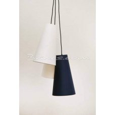 Lamp With 2 White Shades And 1 Blue Shade 310AR041 by Brucs
