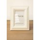 Small white wood photo frame by Brucs