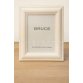 Large white wood photo frame by Brucs