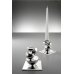 Candlestick Atma silver plated A-Studio by Zanetto